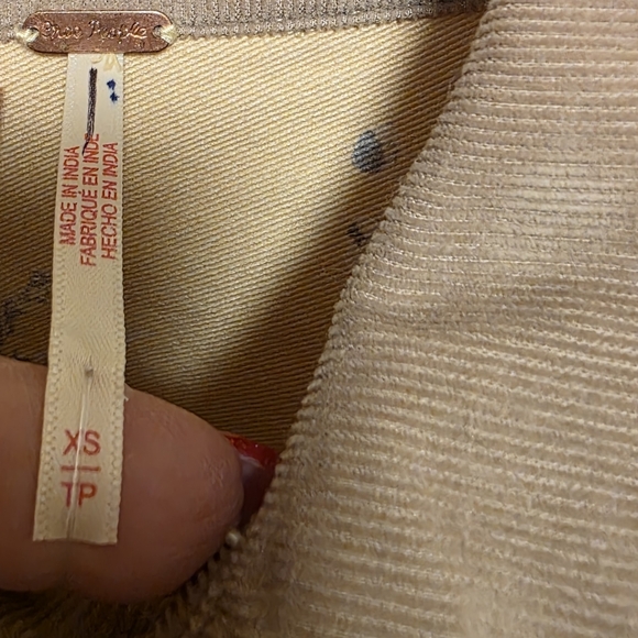 Free People Connor Printed Mini Dress Size XS New Without Tags - Picture 10 of 10